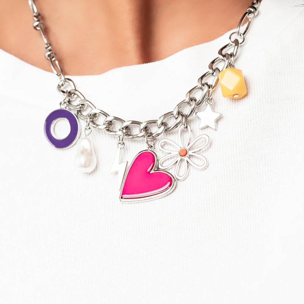 Paparazzi Jewelry - Living in CHARM-ony - Multi Necklace and Bracelet